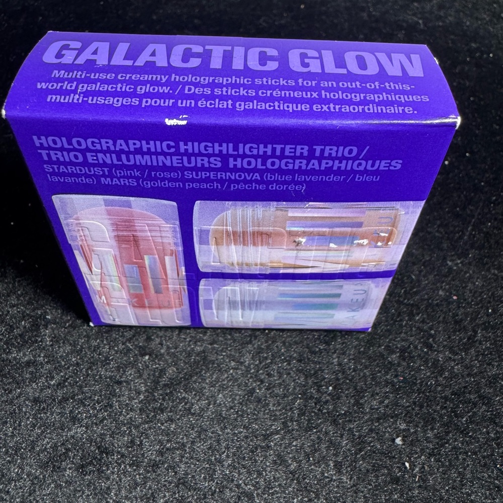 MILK MAKEUP  Galactic Glow holographic highlighter trio STARDUST SUPERNOVA MARS